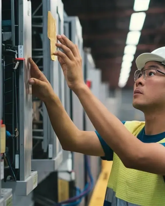 การตรวจสอบและบำรุงรักษาแผงคอยล์และแผงกรองอากาศของระบบ HVAC ในโรงงาน